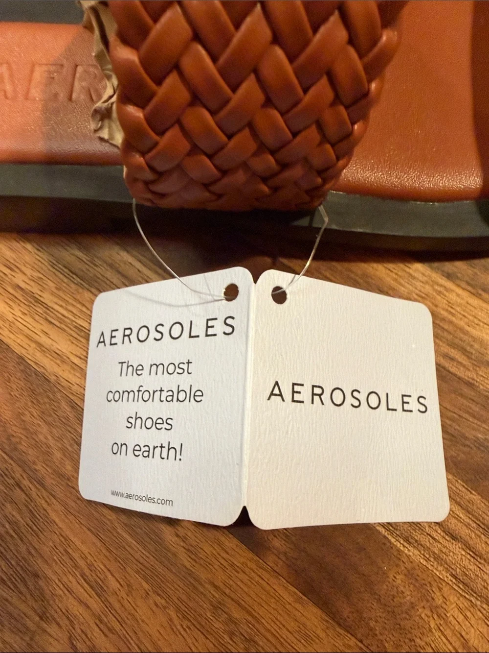 AEROSOLES St Luke’s sandals colorway gingerbread
